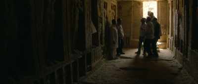 [in Arabic] This area was coming down,
so we've stabilized it. - Secrets of the Saqqara Tomb