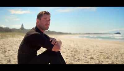 In australia, where I live, - Shark Beach With Chris Hemsworth