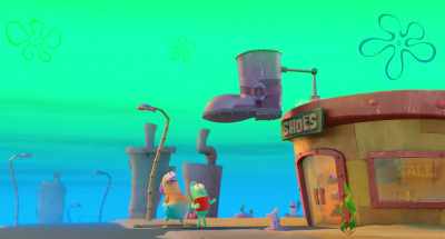 ♪ In Bikini Bottom
No bottom is forgotten ♪ - Plankton: The Movie
