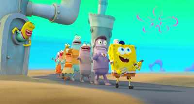 ♪ In Bikini Bottom
No bottom is forgotten ♪ - Plankton: The Movie