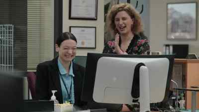-[in Borat accent] High five.
-Yeah. [giggles] - The Office