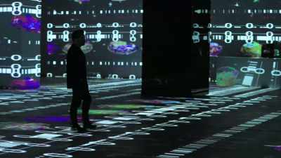 In Brooklyn,
a group of artists are using AI - A Brief History of the Future