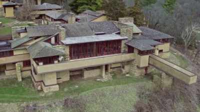 In this case, a building
that belongs to its hill - Frank Lloyd Wright: The Man Who Built America