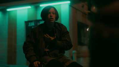 In case somebody sneaks up
on me in the dark. - Paper Girls
