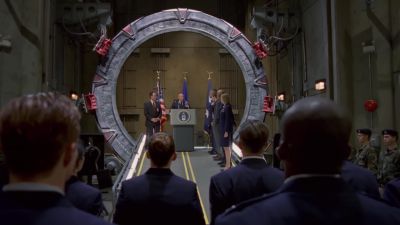 In closing, Major Carter's supervisor,
Colonel Jack O'Neill,... - Stargate SG-1