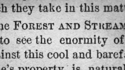 In his editorials,
Grinnell was very good - The American Buffalo