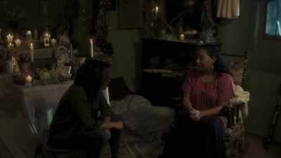 In English it's 'weeping woman' - La Llorona