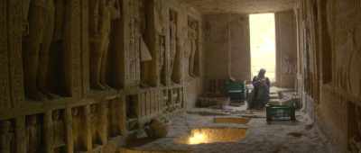 [in English] So, on the glabella… - Secrets of the Saqqara Tomb