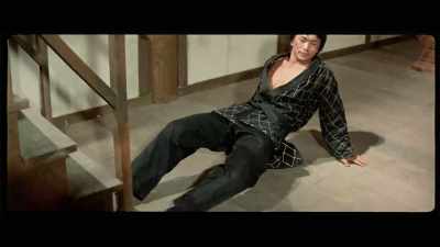 'In fact, we can clearly see Chieh's face
in the flashes between takes, - The Final Game of Death