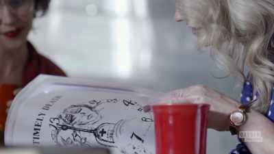In fact, they did a, set up
a book signing for her, - Black Widow Murders