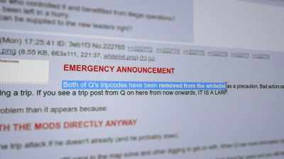 In fact, Paul blocks
everyone from being
able to use tripcodes. - Q: Into the Storm