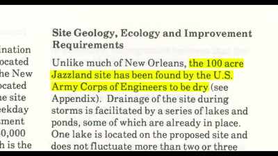 In fact,
the Army Corps of Engineers - Closed for Storm