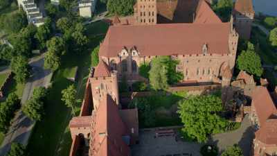 In fact, the castle almost survived
the war unscathed. - Europe From Above