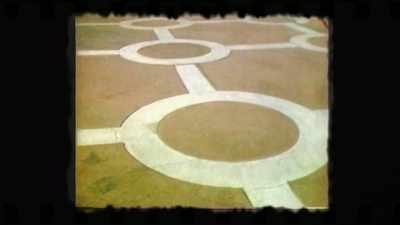 In fact, the courtyard is
paved in this pattern. - Third Eye Spies