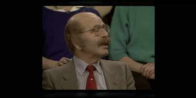 In fact, the settee
turned upside down - The Enfield Poltergeist