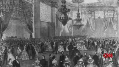 IN FEBRUARY 1862, SHE PLANS A
BALL. - Lincoln: Divided We Stand