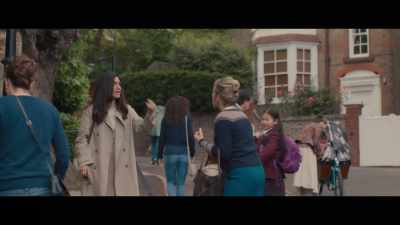 [In French] 
Bisous, bisous, bisous. - Bridget Jones: Mad About the Boy