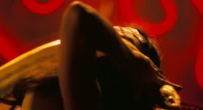♪ In her eyes ♪ The distant firelight ♪ Burns bright ♪ Wondering why ♪ It's only after dark - From Dusk Till Dawn