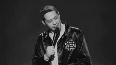 [in high-pitched voice] "How you doing?" - Pete Davidson: Turbo Fonzarelli