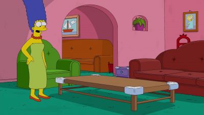In this house, Maggie is safe. - The Simpsons