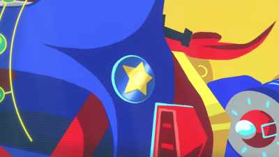 - In this issue,
Steel Awesome got a badge - Ricky Zoom