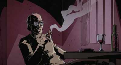 In Italy, it's this constant
frustration that nobody ever - Murder of God's Banker