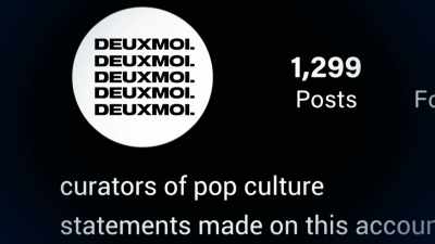 In January, I see a message
from the DeuxMoi account. - House of Hammer