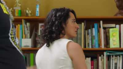 In leather bracelets.
[ Chuckles ] - Three Busy Debras