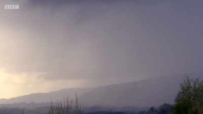 In mid-August,
the dry spell is finally broken. - Wales: Land of the Wild