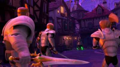 [in Morgana's voice] Nowhere to run now,
brother? - Wizards: Tales of Arcadia