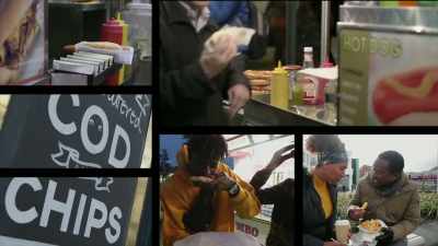 In naples, it's pizza;
london has fish and chips. - Searching for Secrets