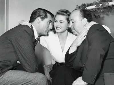 In "Notorious," he's a
character who is incredibly - Becoming Cary Grant