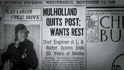 In November 1928,
a few weeks before - Flood in the Desert