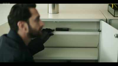 In his office is a small cupboard,
behind his desk, - Granite Harbour