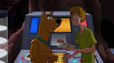 In one moisture-free bite. - Scooby-Doo! & Batman: The Brave and the Bold
