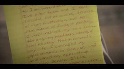 In one note that
he left behind for me,
he writes, - Gary