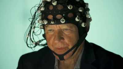 In this one, you see pair of eyes - Inside the Mind of a Con Artist