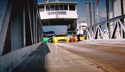 In order for the ferry to unload, - Top Gear