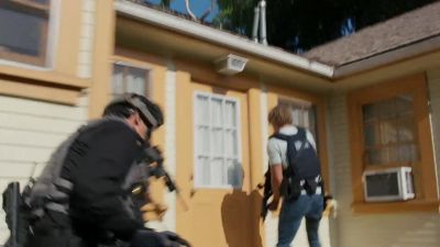 In position. - NCIS: Los Angeles