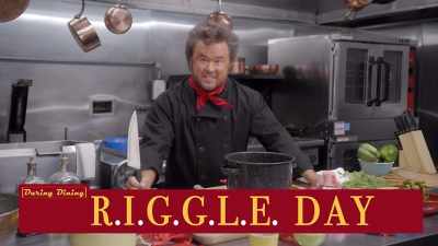 In previous luncheons, we've served - Rob Riggle's Ski Master Academy