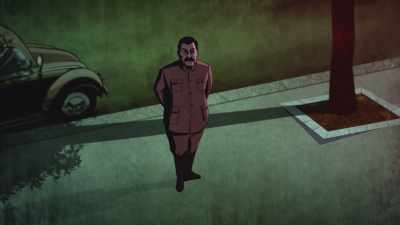 In propaganda,
Stalin portrays Lysenko - How to Become a Tyrant