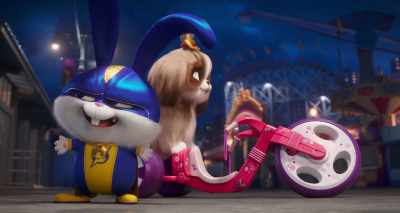 In record time, too,
thanks to the Bunnymobile. - The Secret Life of Pets 2