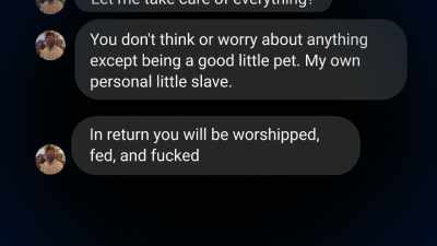 In return, you will be worshipped,
fed, and fucked. - House of Hammer