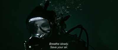 In my right leg pocket,
there are torch markers. - Breaking Surface