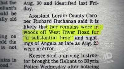 IN SEPTEMBER 1990, - The Lake Erie Murders
