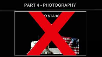 In short, no stars either, - American Moon