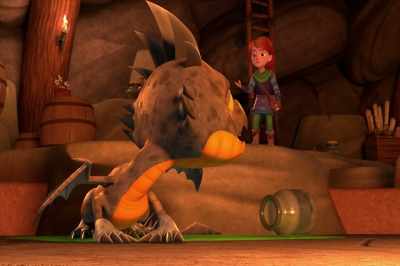 - In Slinkwing goo!
- How could that happen? - Dragons: Rescue Riders