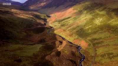 In Snowdonia, the spring sunshine
is finally warming - Wales: Land of the Wild