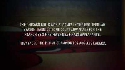 In sports, - The Last Dance
