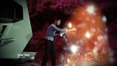 In "Star Trek,"
an amorphous cloud. - James Cameron's Story of Science Fiction